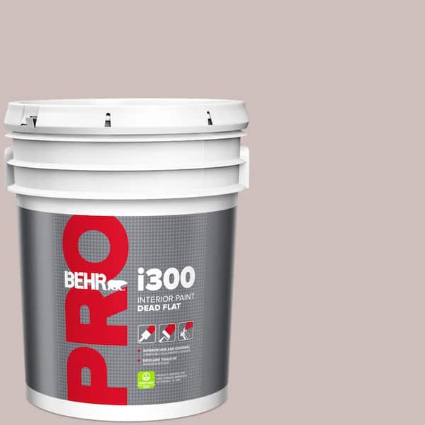 BEHR PRO 5 gal. #750A-3 Vintage Taupe Dead Flat Interior Paint