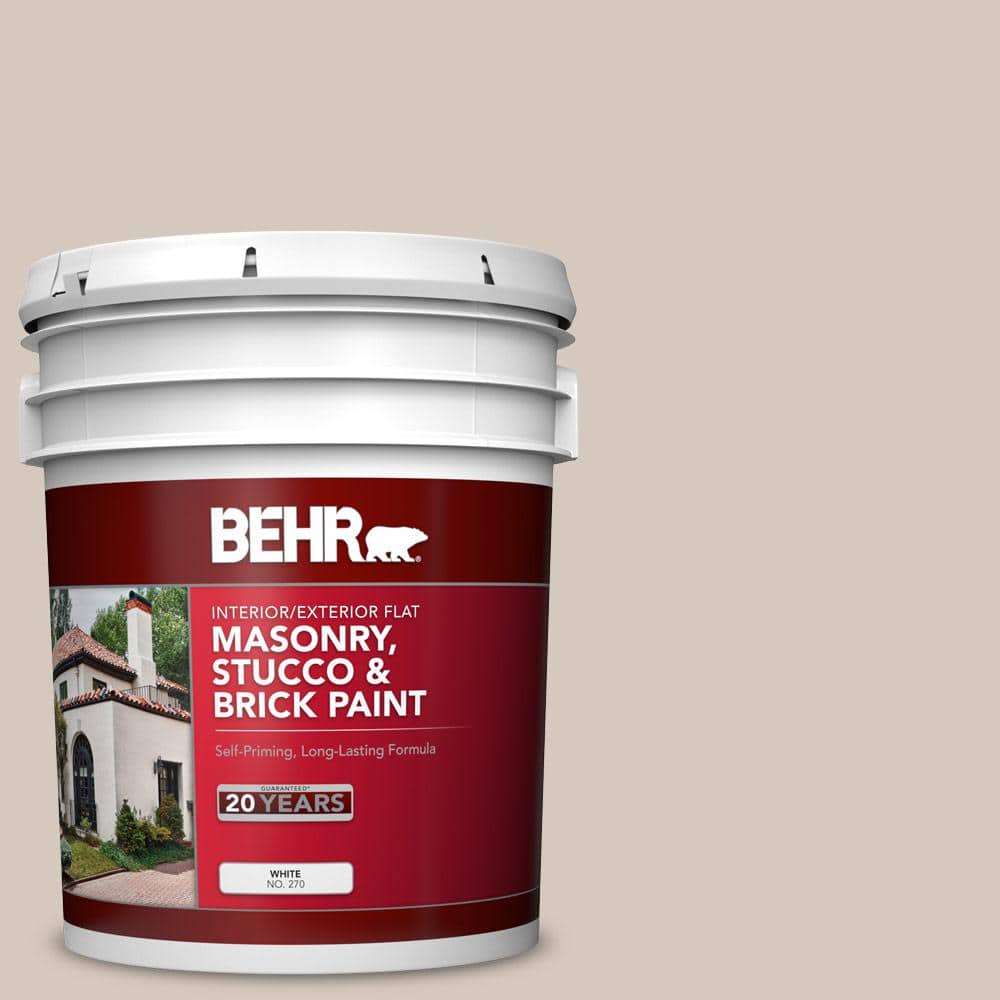 5 gal. #N230-2 Old Map Flat Interior/Exterior Masonry, Stucco and Brick Pai