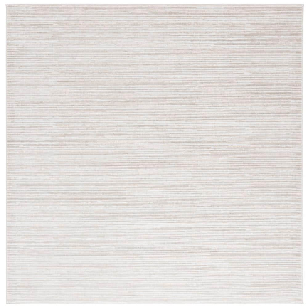 Vision Ivory 5 ft. x 5 ft. Solid Marle Square Area Rug price history on PriceWatchPro