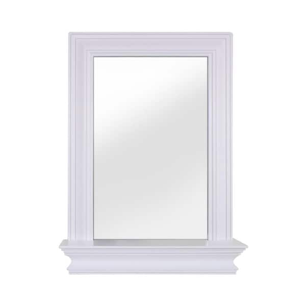 Beveled Edge Bathroom Vanity Mirror, Home Depot Vanity Mirror White