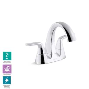 Elmbrook 4 in. Centerset 2-Handle Bathroom Faucet in Polished Chrome