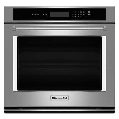 30 in. Single Electric Wall Oven Self-Cleaning in Stainless Steel