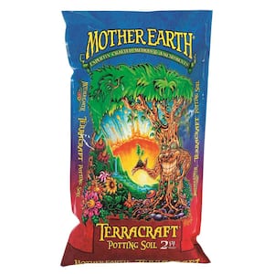 Terracraft Potting Soil, 2 cu. ft., with Peat Moss, Perlite, and Earthworm Castings, For Outdoor and Indoor Plants