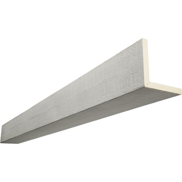 Ekena Millwork Endurathane 4 in. H x 12 in. W x 10 ft. L Rough Cedar Cashmere Faux Wood Beam