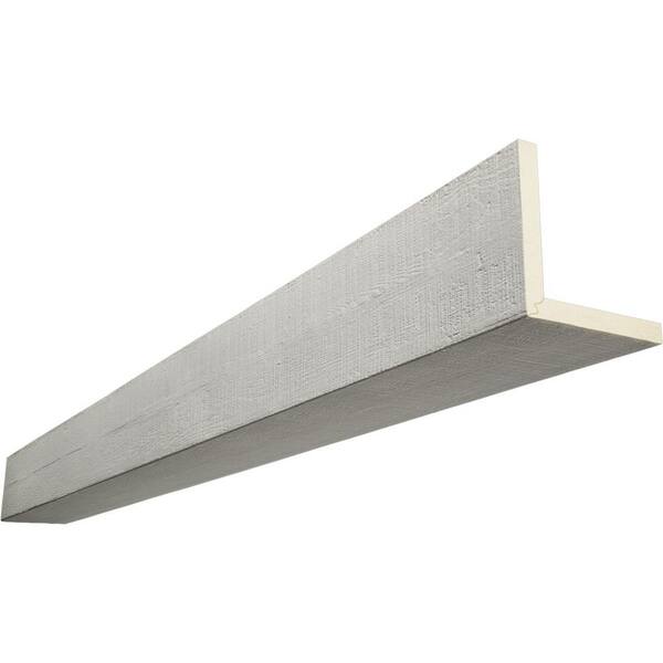 Ekena Millwork Endurathane 8 in. H x 12 in. W x 20 ft. L Rough Cedar Cashmere Faux Wood Beam
