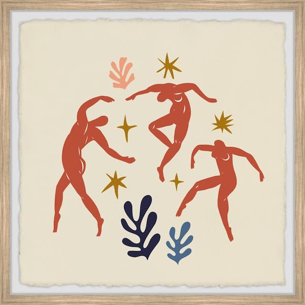 Unbranded "Human and Plants Interact" by Marmont Hill Framed Nature Art Print 12 in. x 12 in.