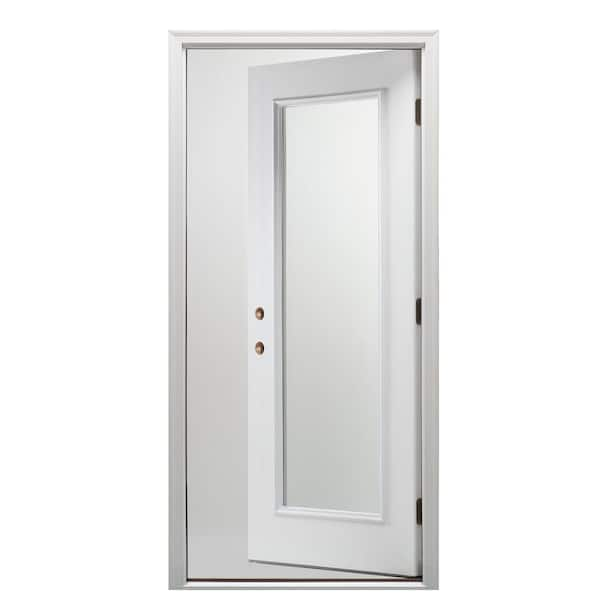 MMI Door 36 in. x 80 in. 6-Panel Right-Hand Inswing Classic Painted  Fiberglass Smooth Prehung Front Door Z024082R - The Home Depot