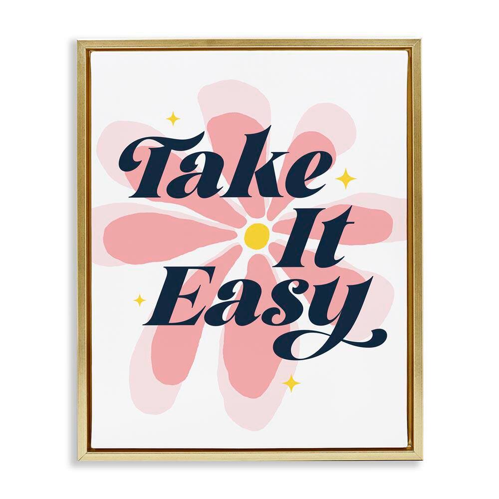 Groovy Take It Easy by Ahmed Sameh Hussein Gold Floater Frame Nature Graphic Art Print 21 in. x 17 in. price history on PriceWatchPro