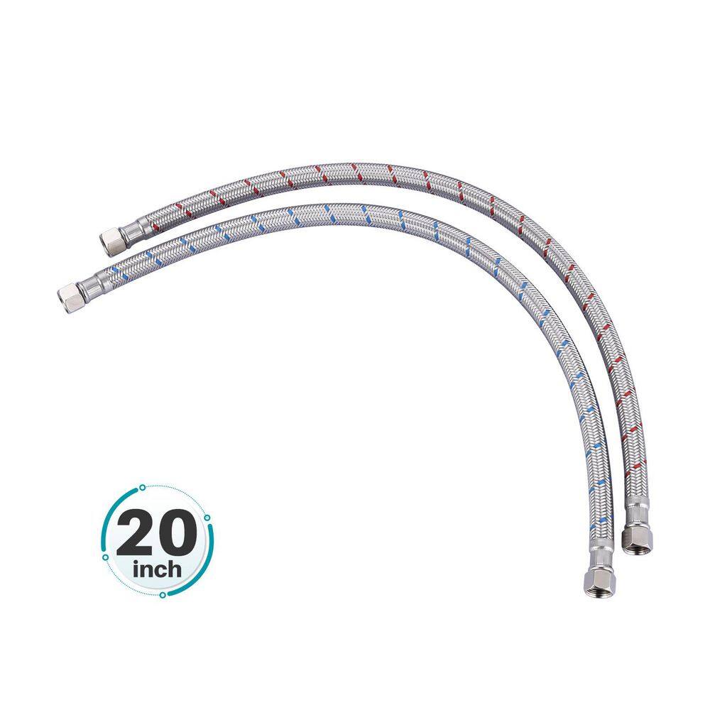 3/8 x 3/8 in. Comp Stainless Steel Compression Braided Faucet Hose Connector Supply Lines price history on PriceWatchPro