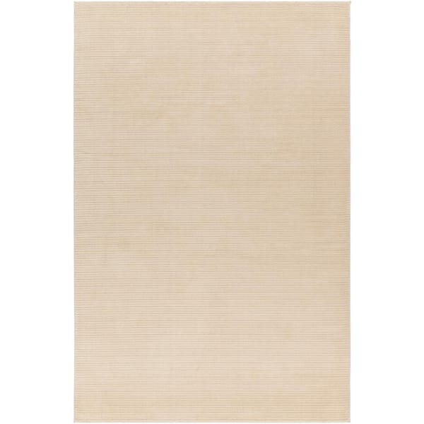 Alder Cream Stripe 8 ft. x 12 ft. Indoor Machine-Washable Area Rug