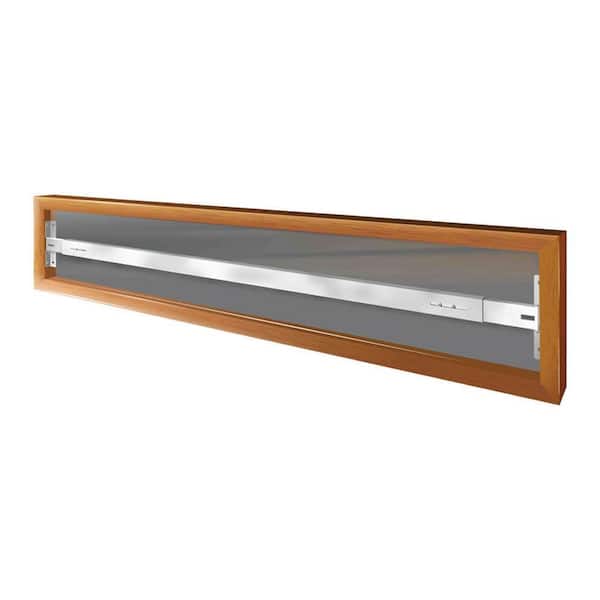 Fixed 62 in. to 74 in. W x 6 in. H Adjustable Width 1-Bar Window Guard, White