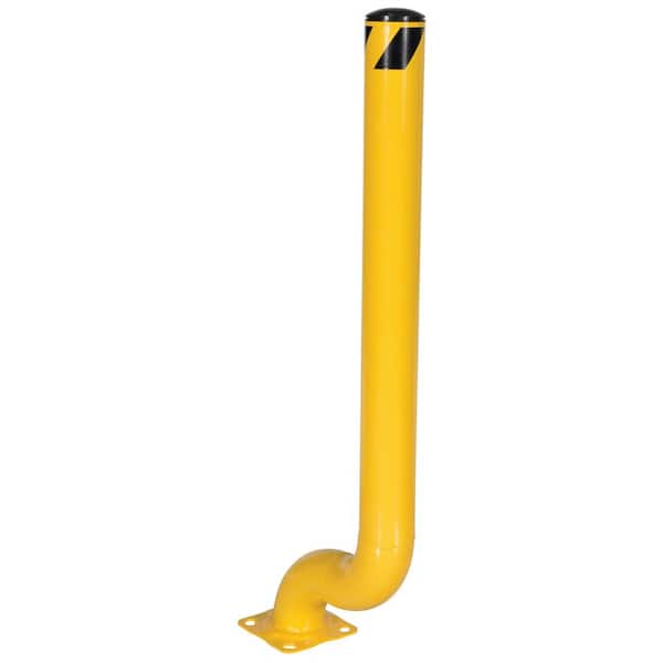 Vestil 54 in. x 4.5 in. Dia Offset Steel Bollard