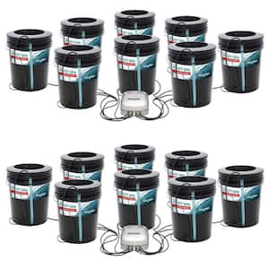 Root Spa 5 Gal. 8-Bucket Deep Water Culture System (2-Pack)