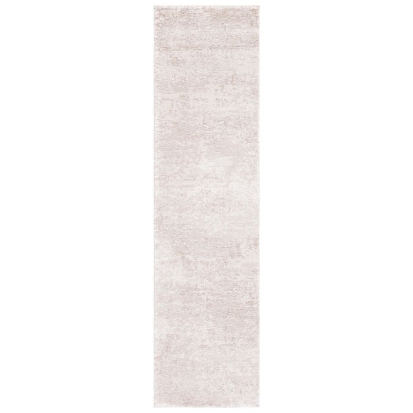 Century 2 ft. x 7 ft. Ivory/Beige Striped Watercolor Runner Rug