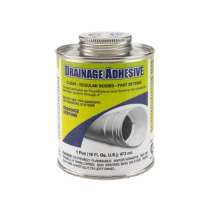 16 oz. Low VOC Clear Drainage Adhesive