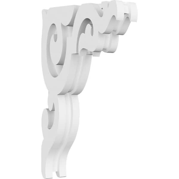 Ekena Millwork Rotherham 1.5 in. W x 11 in. H x 6.5 in. D Signature Urethane Polyurethane Corbel
