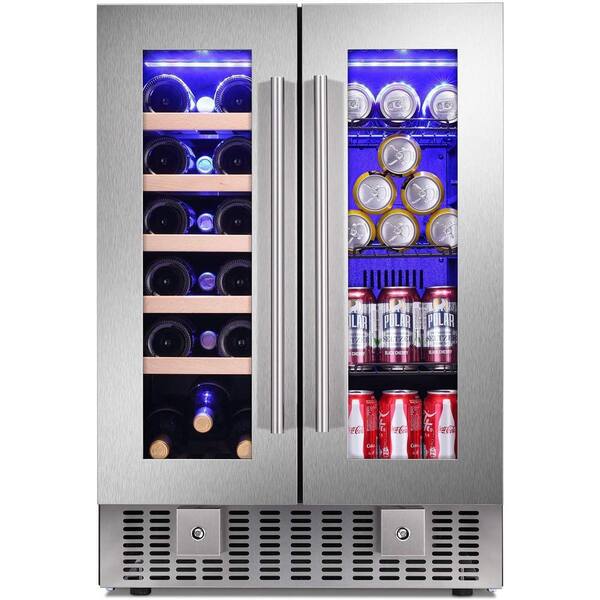 24 mini fridge glass door