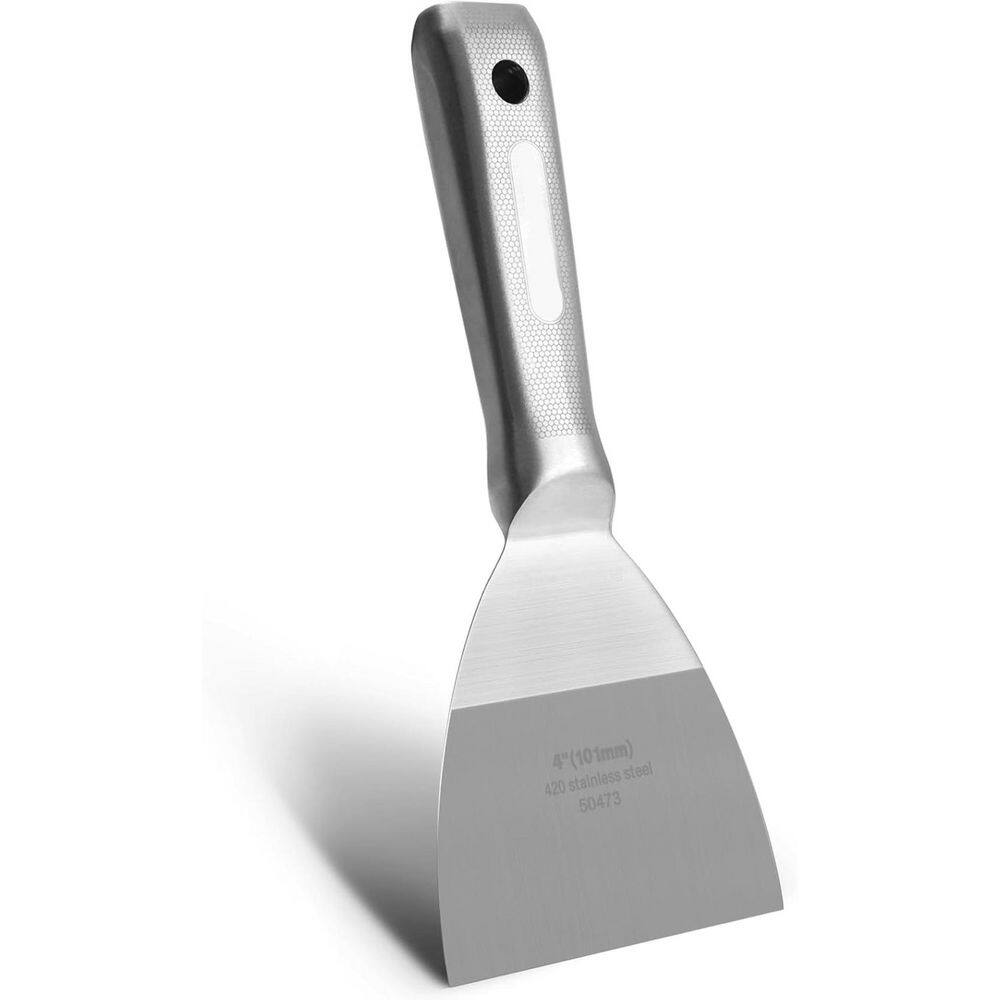 4 in. Stainless Steel Putty Knife Paint Scraper with Ergonomic Grip and Hollow Ground Blade price history on PriceWatchPro