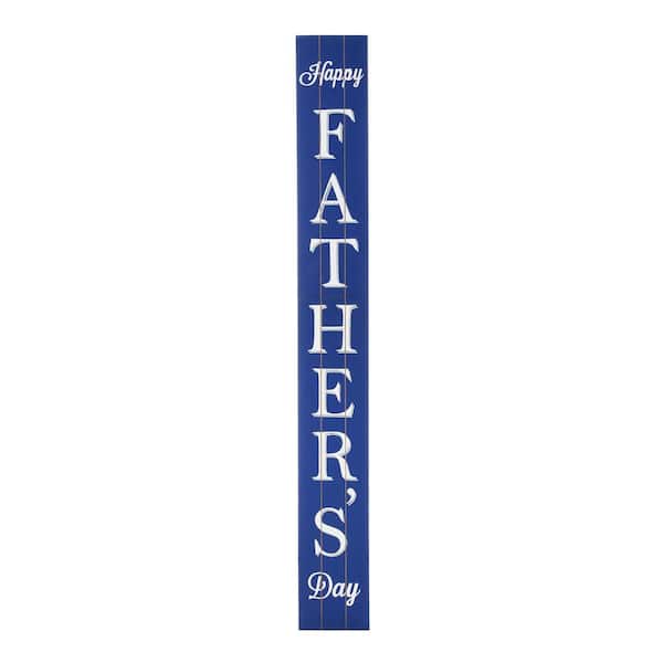 Glitzhome 60 in. H Wooden Father's Day Porch Sign (KD)
