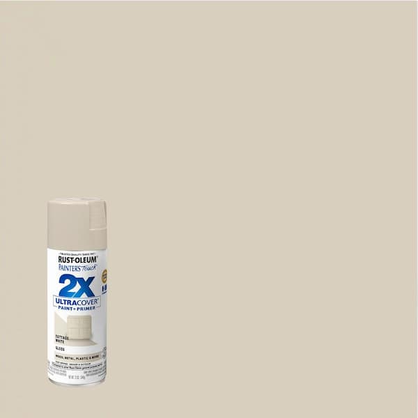 Painter's Touch 2x Spray Paint, Cottage White, 12-oz.