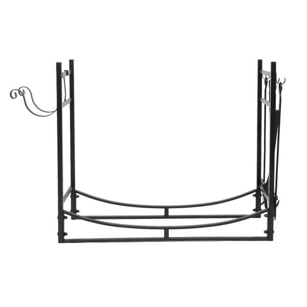 Karl home 36 in. Heavy-Duty Firewood Rack with Tools