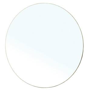 22 in. W x 22 in. H Frameless Circle Bathroom Vanity Mirror in white