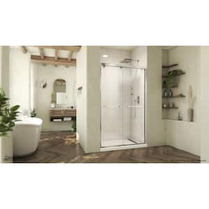 Abbey 44 in. to 48 in. W x 76 in. H Frameless Sliding Bypass Shower Door in Chrome