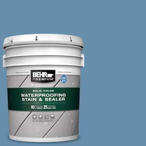 5 gal. #S500-5 Treasure Map Solid Color Waterproofing Exterior Wood Stain and Sealer