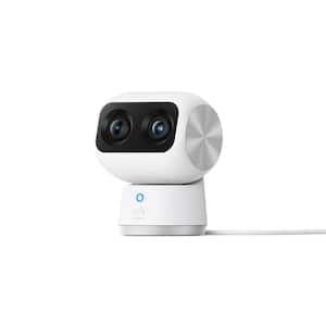S350 WiFi IndoorCam HardWired Pan and Tilt Security Camera with, No Monthly Fee, and HomeBase 3 Compatible