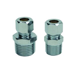 3/8 in. MIP and 1/2 in. MIP Brass Water Supply Adapters
