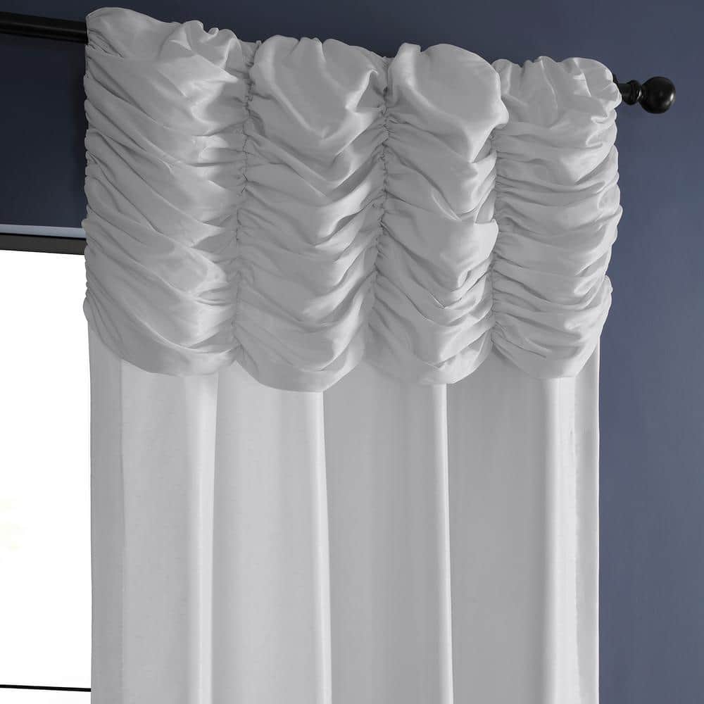 Ice Faux Silk Room-Darkening 108" Window Curtain Panel