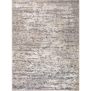 Charlotte Collection Studio Ivory 5 ft. 3 in. x 7 ft. 3 in. Area Rug