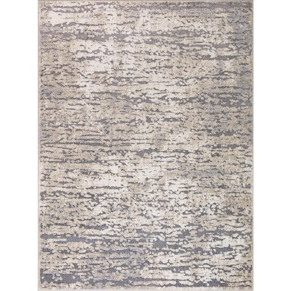 Concord Global Trading Charlotte Collection Studio Ivory 5 ft. 3 in. x 7 ft. 3 in. Area Rug