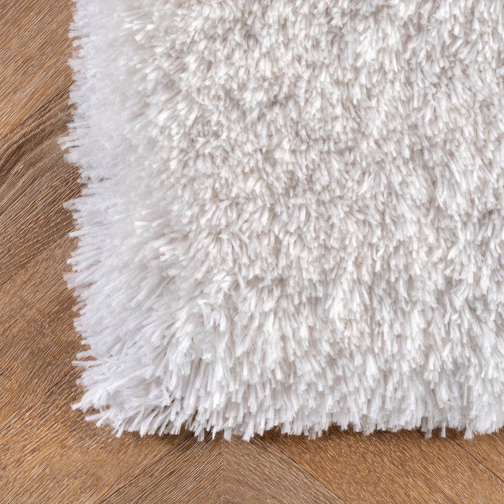 Ivory Bliss Tufted Handmade Shag Rug 4' x 6'