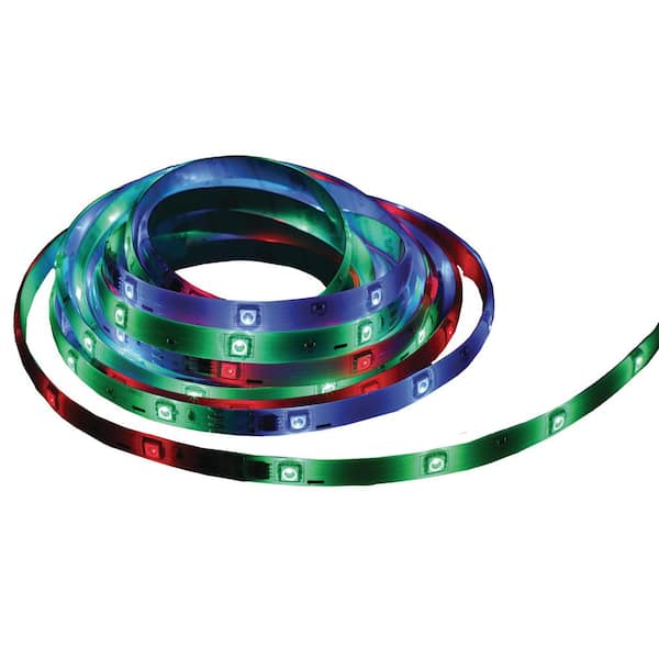Pinegreen Lighting 16 ft. Plug-in Color Chasing Multi-color Integrated LED Strip Light