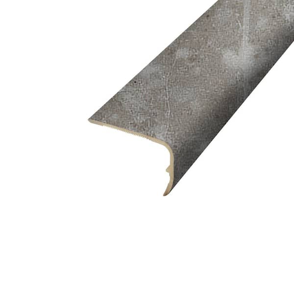 PERFORMANCE ACCESSORIES Baxley 1.32 in. Thick x 1.88 in. Wide x 78.7 in. Length Vinyl Stair Nose Molding