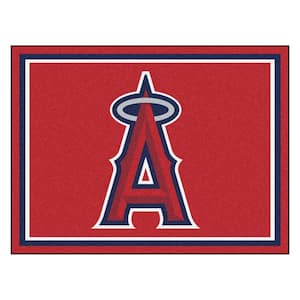 MLB Los Angeles Angels Red 8 ft. x 10 ft. Indoor Area Rug