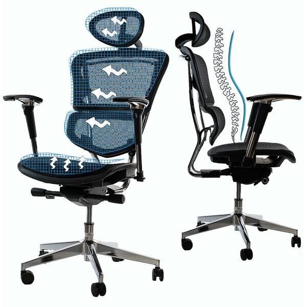 ergonomic chair with seat slider