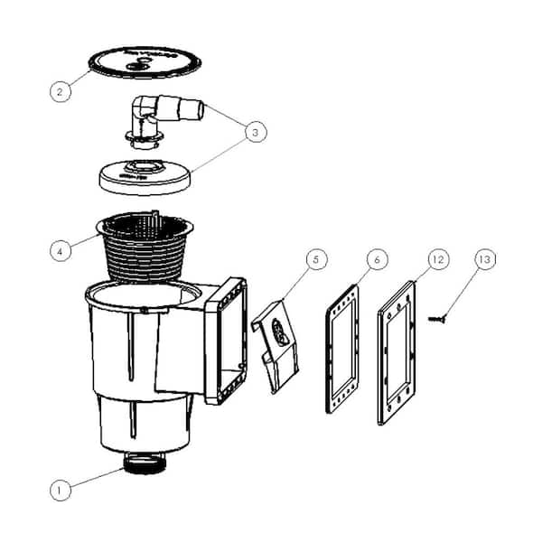 2 Cestelli Skimmer Hayward SPX1091C Per Piscina Fuori Terra &ndash; Sostituzione Originale
