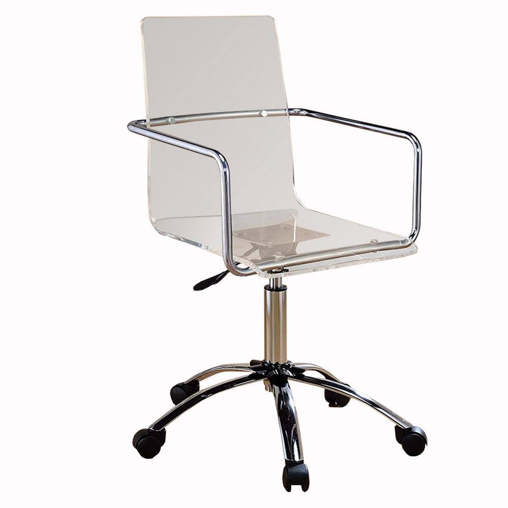 transparent swivel chair