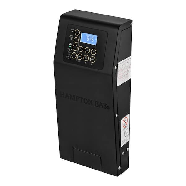 Hampton Bay Low Voltage 300-Watt Astro Metal Housing Landscape Lighting Transformer with 3 Separate Channels
