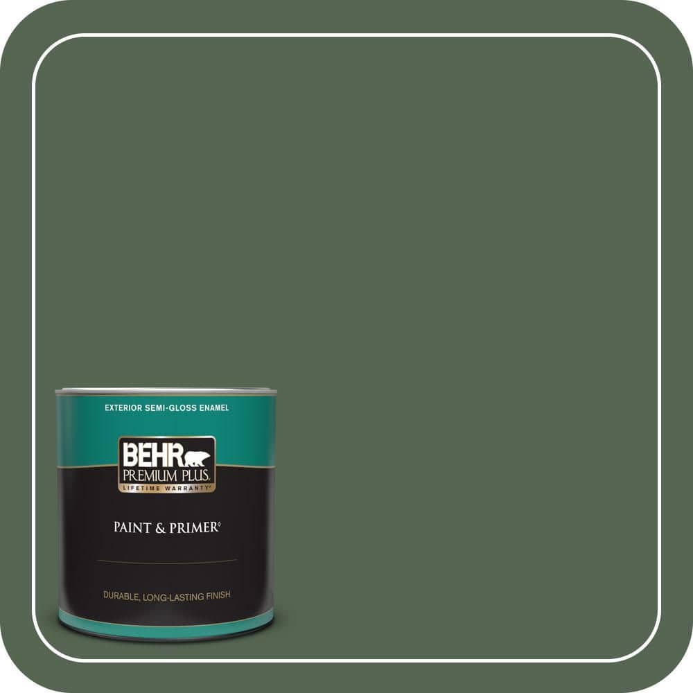 1 qt. #PPU11-19 Lakeside Pine Semi-Gloss Enamel Exterior Paint & Primer price history on PriceWatchPro