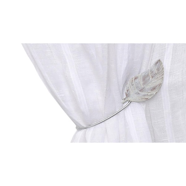 Elrene Charlotte Ivory Polyester Tieback Curtain Holdback 20065IVR - The  Home Depot