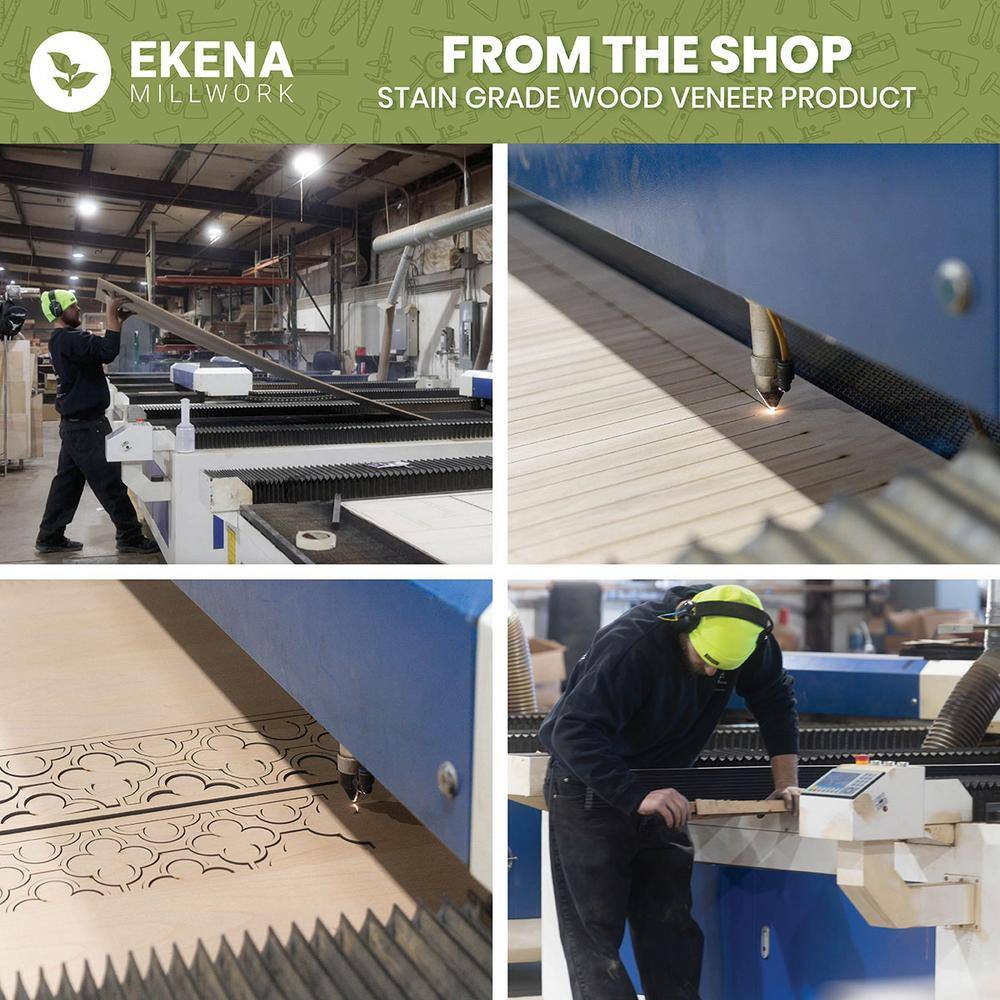 Rakaia 47" Red Oak Decorative Slat Wall Panel Kit