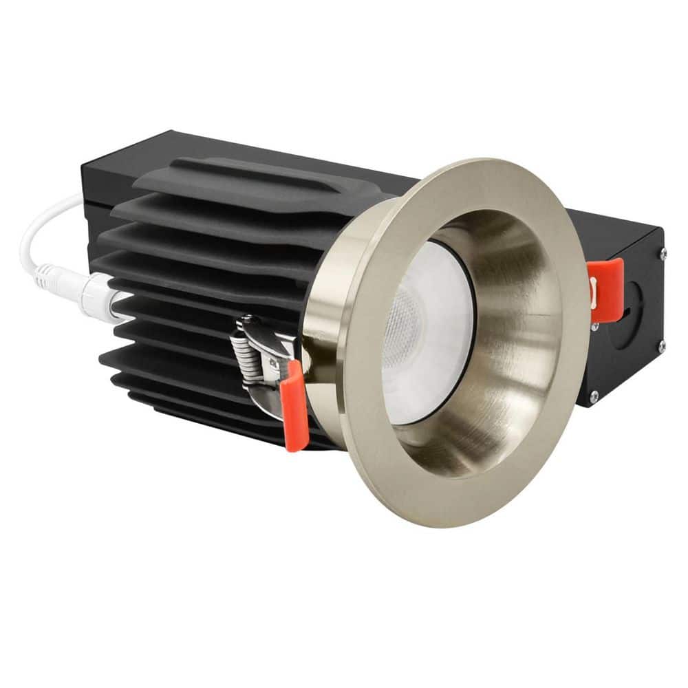 3 In. Integrated LED Regressed Light with Round Brushed Nickel Trim, 5CCT, CRI90, 15/20W, 1450/2100LM Dimmable, 38° Beam price history on PriceWatchPro