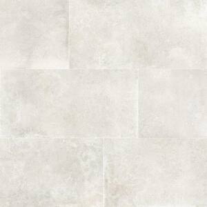 Ivy Hill Tile Provence Deco White 23.62 in x 47.24 in. Limestone Look ...