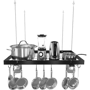 29.5 in. x 17.7 in. x 1.6 in. Stainless Steel Kitchen Pot-Pan Organizer 16GS-36121