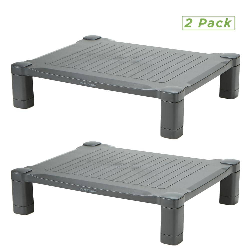Adjustable Plastic Monitor/ Laptop Stand, Monitor Riser, Comfortable Laptop