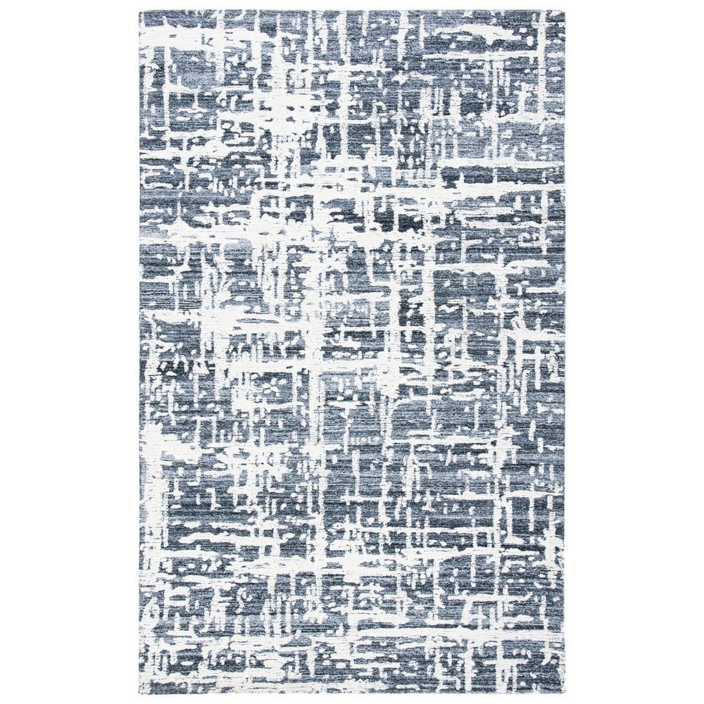 Soho 6 ft. x 9 ft. Gray/Ivory Distressed Abstract Area Rug price history on PriceWatchPro