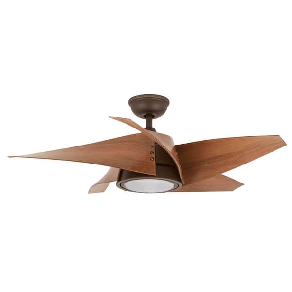 42-in LED Indoor Outdoor Espresso Bronze Ceiling Fan w/ Light Kit Remote Control 